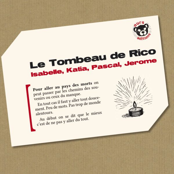 Le Tombeau de_Rico Pascal Thiriet ours éditions