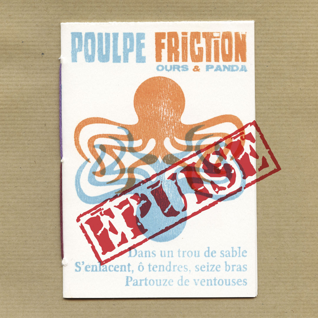 Poulpe Friction tirage limité numéroté